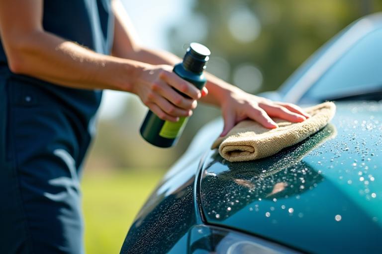 Eco-friendly car detailing products and process